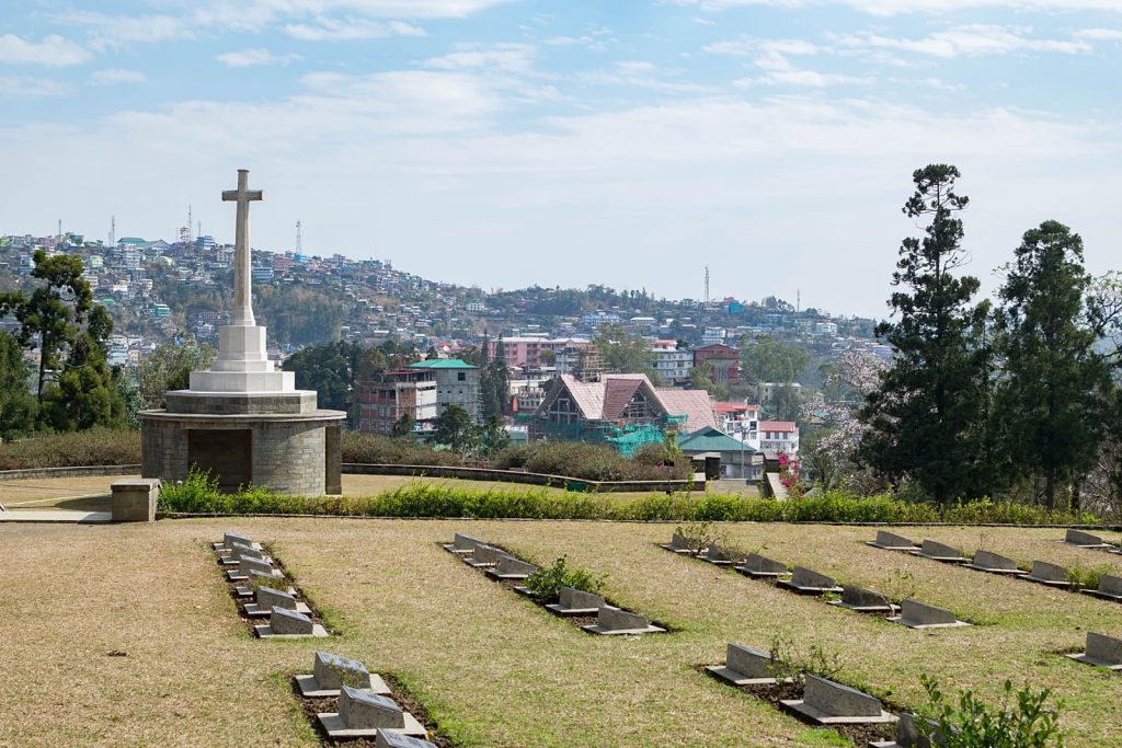 Kohima War Cemetery in Kohima